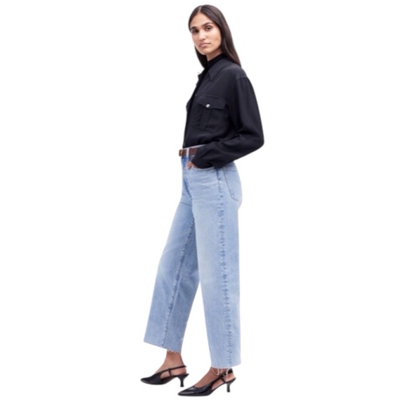 Madewell 23P The Perfect Vintage Wide-Leg Crop Jean Women’s High Rise Jeans - Picture 12 of 12